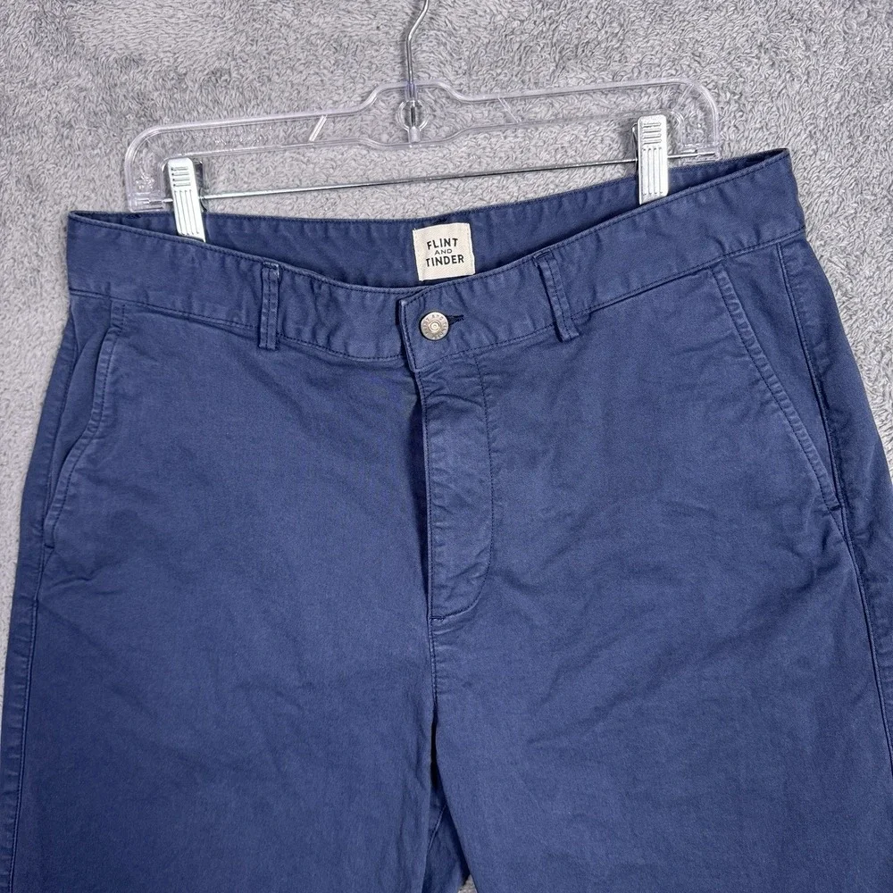 Flint Tinder Shorts Mens 34x9 Chino Twill Cotton Casual Summer Hike Huckberry